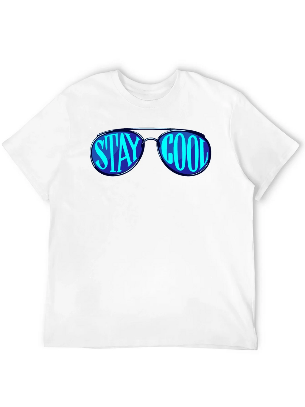 Stay Cool Sunglasses Graphic Black T-Shirt product image 4