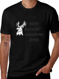Best Buckin Grandpa Ever Graphic Tee product image 1