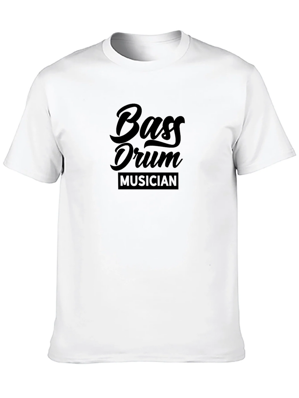 Bass Drum Musician Black T-Shirt product image 9