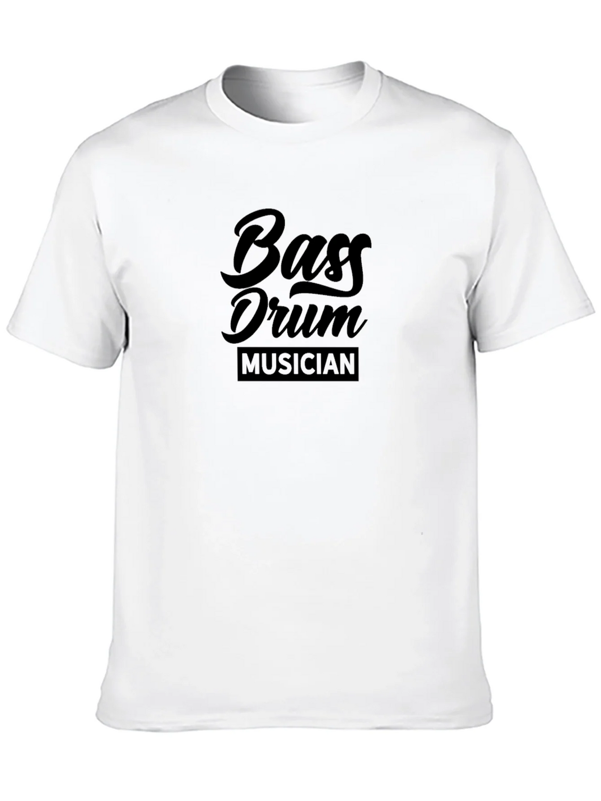 Bass Drum Musician Black T-Shirt product image 9