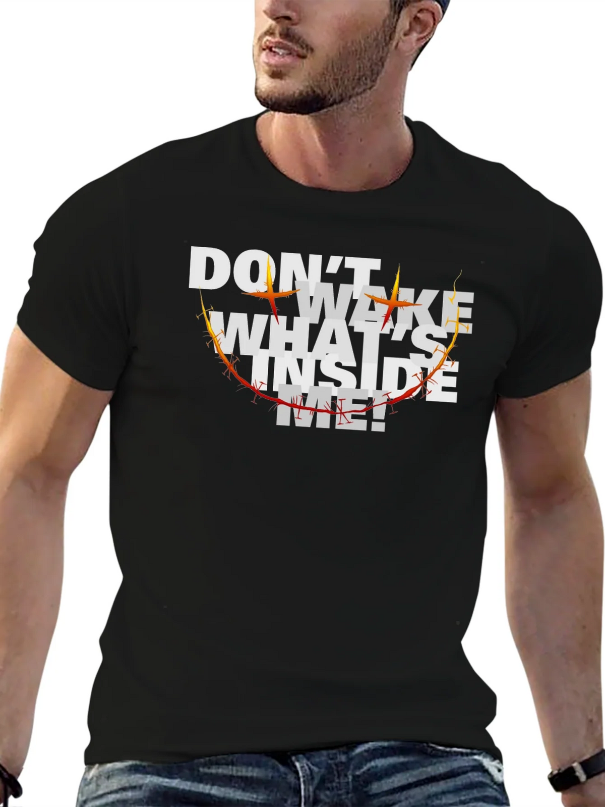 Dont Wake Whats Inside Graphic Tee product image 6