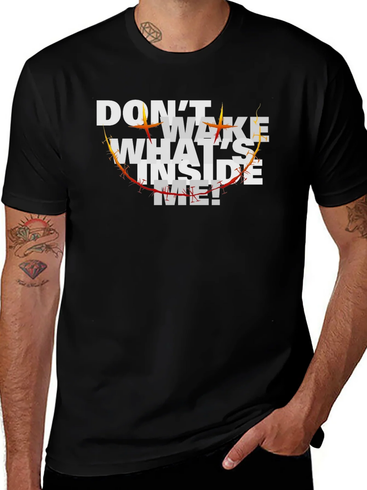 Dont Wake Whats Inside Graphic Tee product image 1