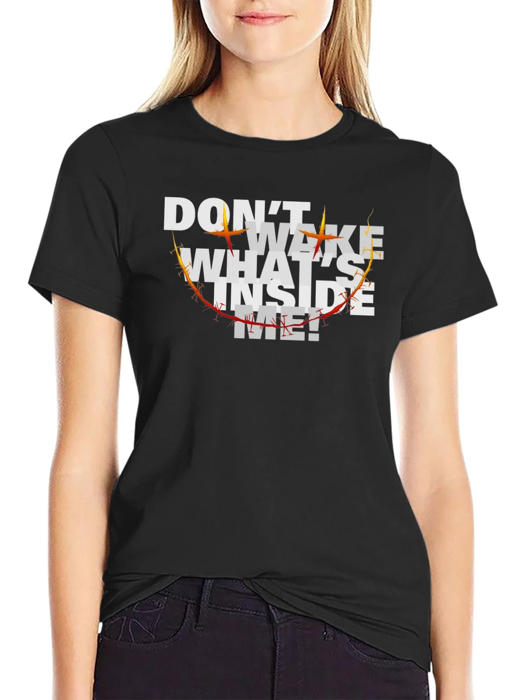 Dont Wake Whats Inside Graphic Tee product image 2