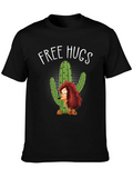 Free Hugs Hedgehog Cactus Graphic Tee product image 1