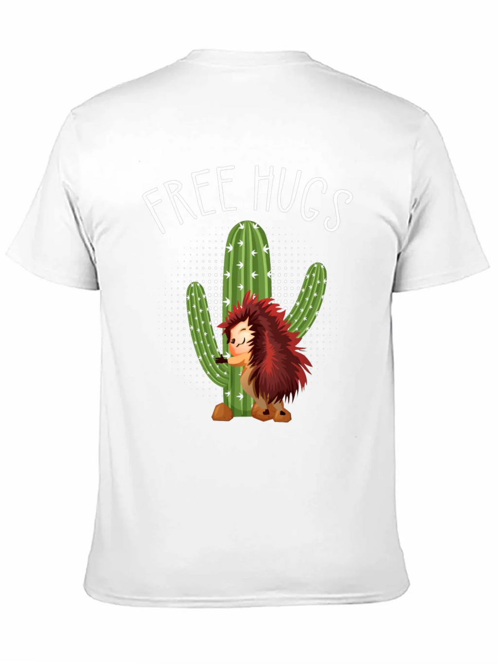 Free Hugs Hedgehog Cactus Graphic Tee product image 6
