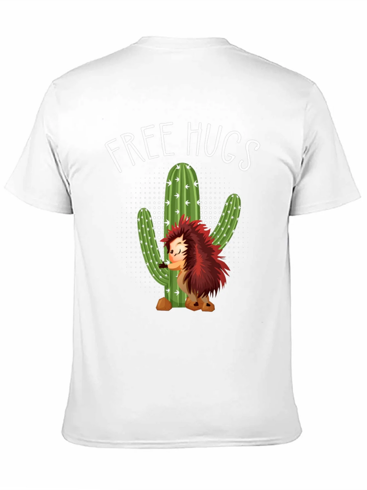 Free Hugs Hedgehog Cactus Graphic Tee product image 6