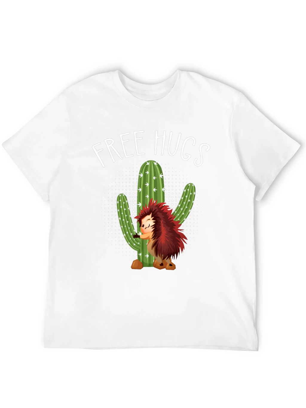 Free Hugs Hedgehog Cactus Graphic Tee product image 7