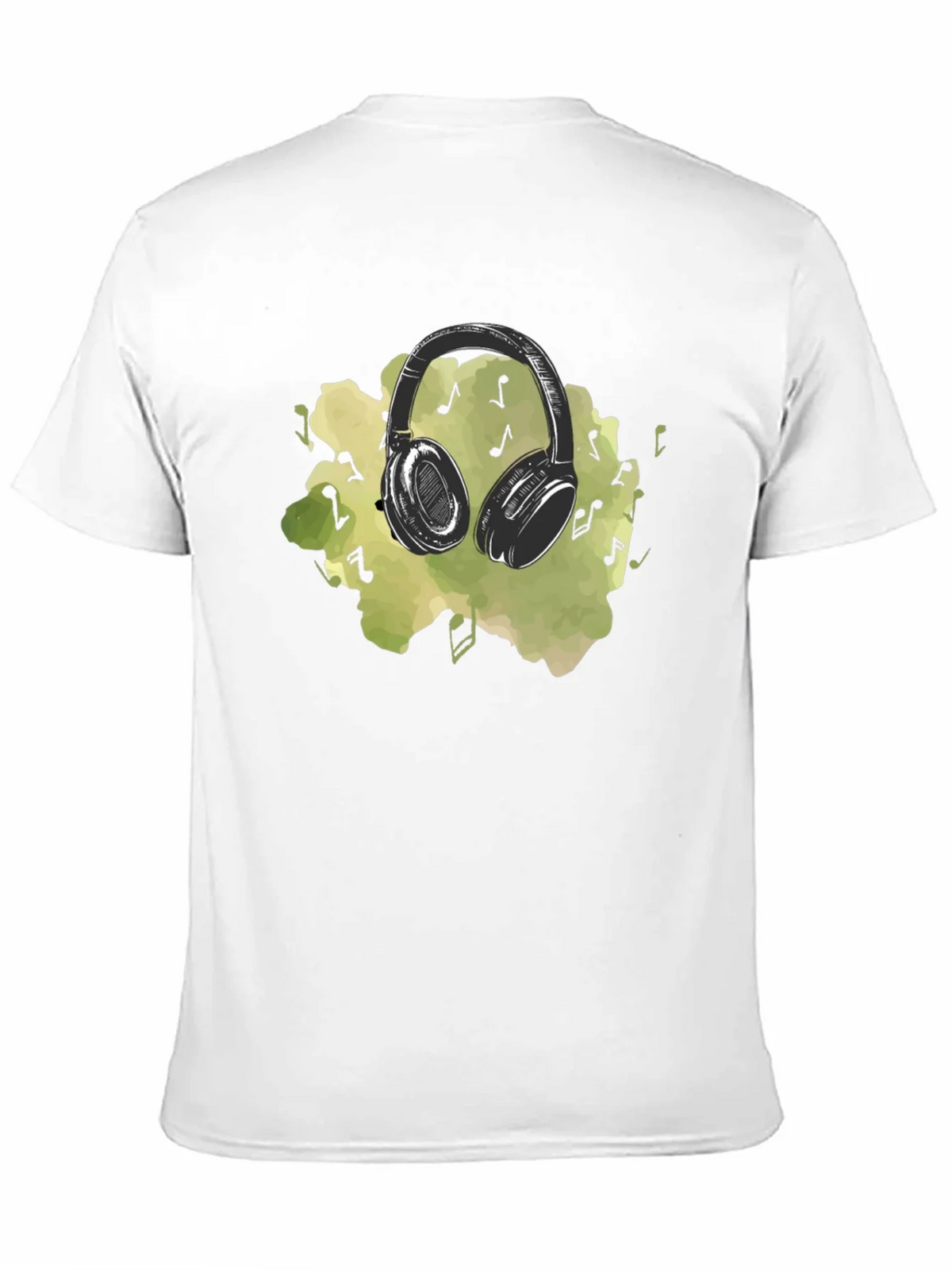 Music Lovers Headphones Graphic Tee - Black product image 6