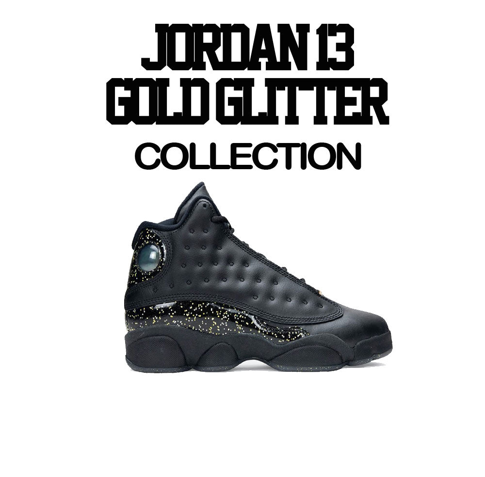Retro 13 Gold Glitter Tony Knows Shirt