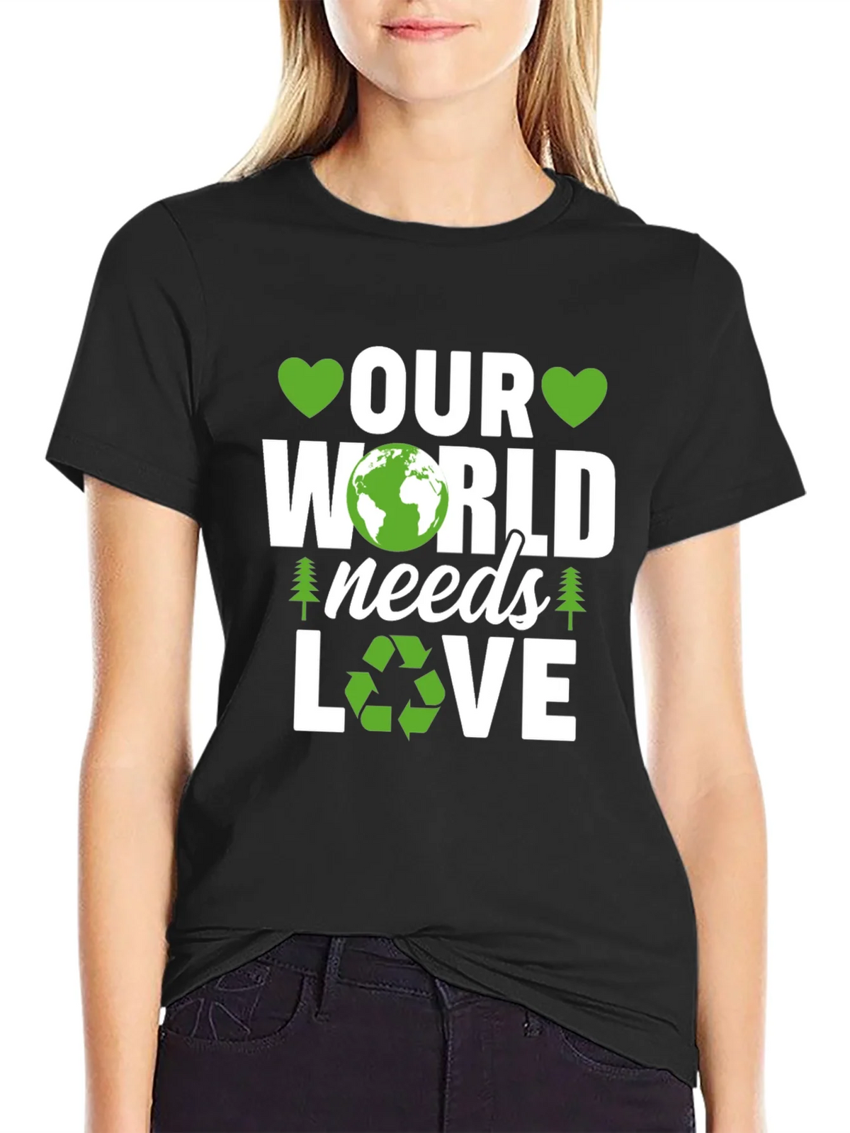 Our World Needs Love Earth Day T-Shirt product image 2