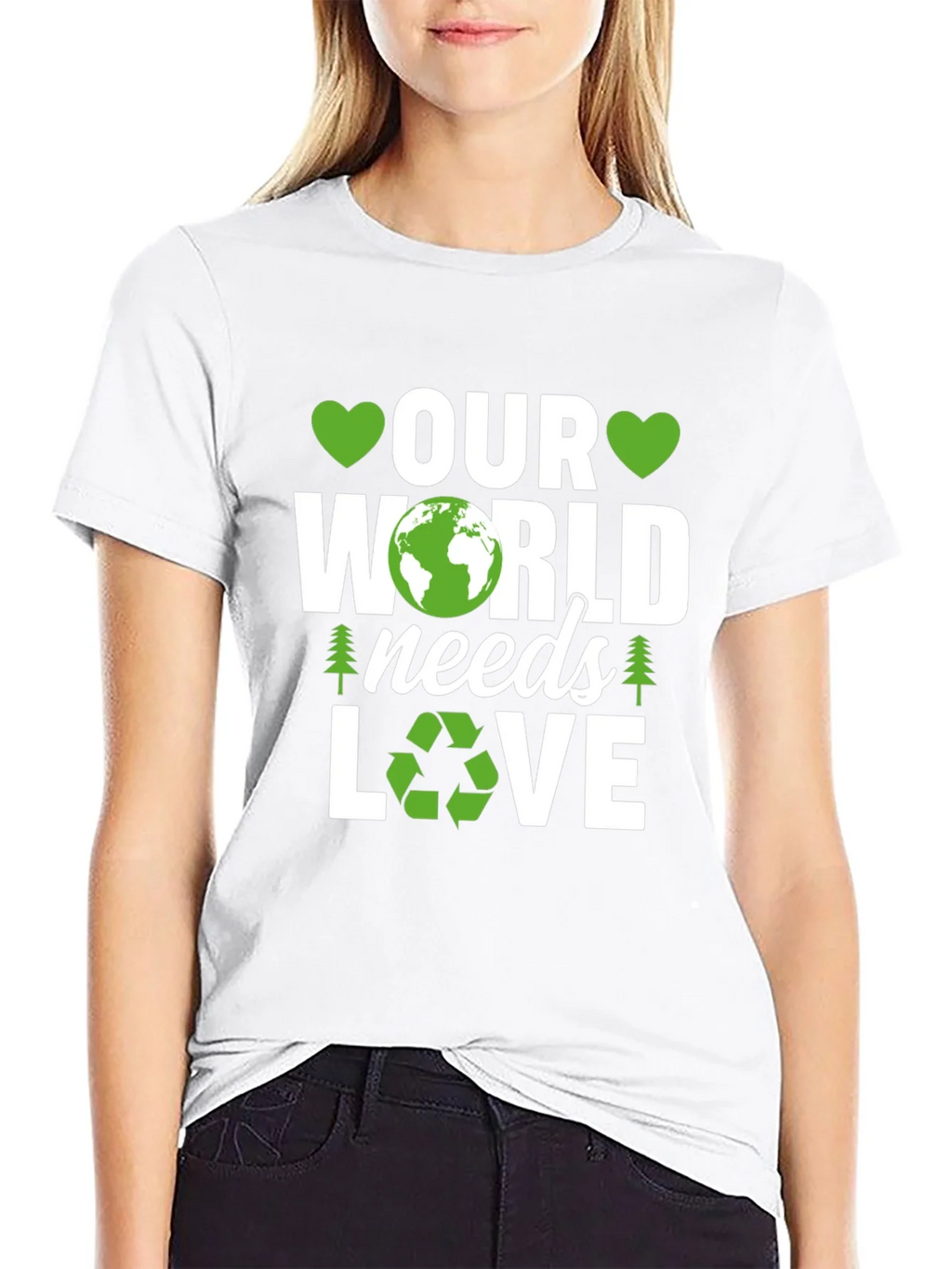 Our World Needs Love Earth Day T-Shirt product image 8