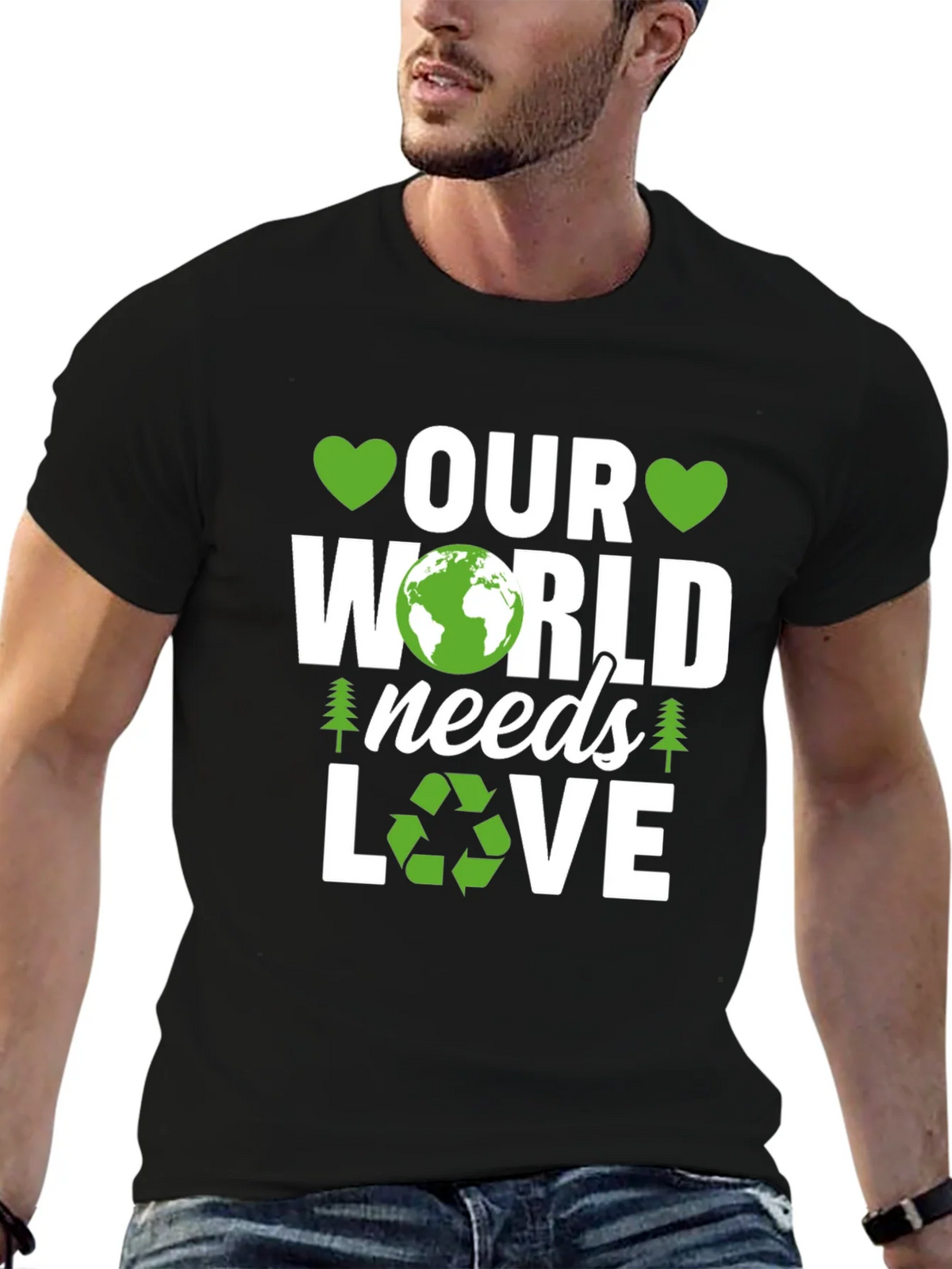 Our World Needs Love Earth Day T-Shirt product image 6