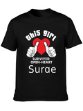 Open-Heart Surgery Survivor T-Shirt product image 1