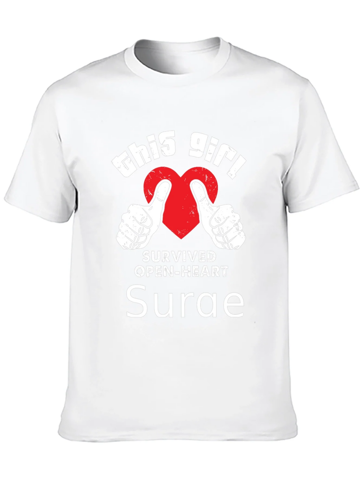 Open-Heart Surgery Survivor T-Shirt product image 4