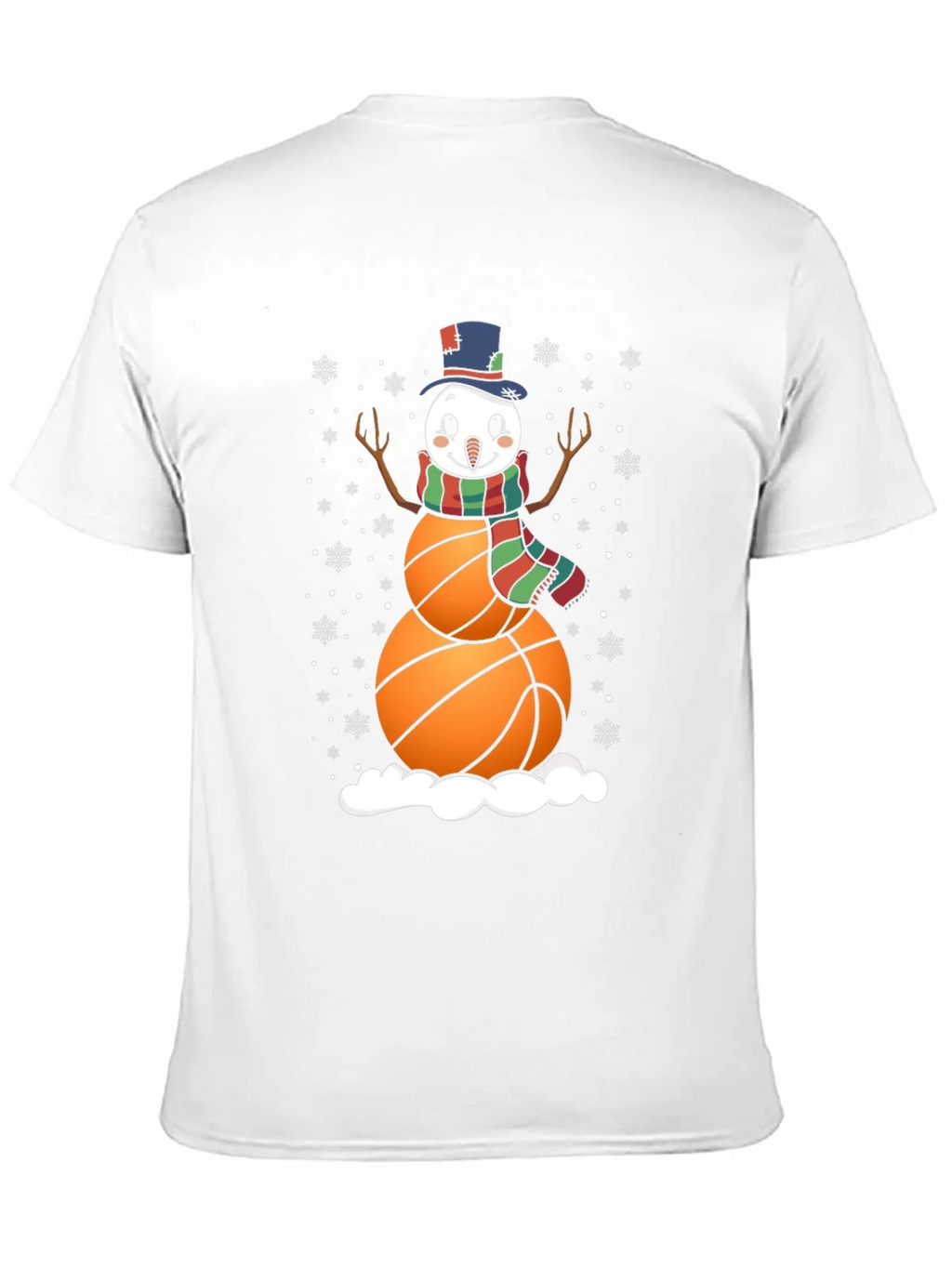 Basketball Snowman Graphic Tee product image 10