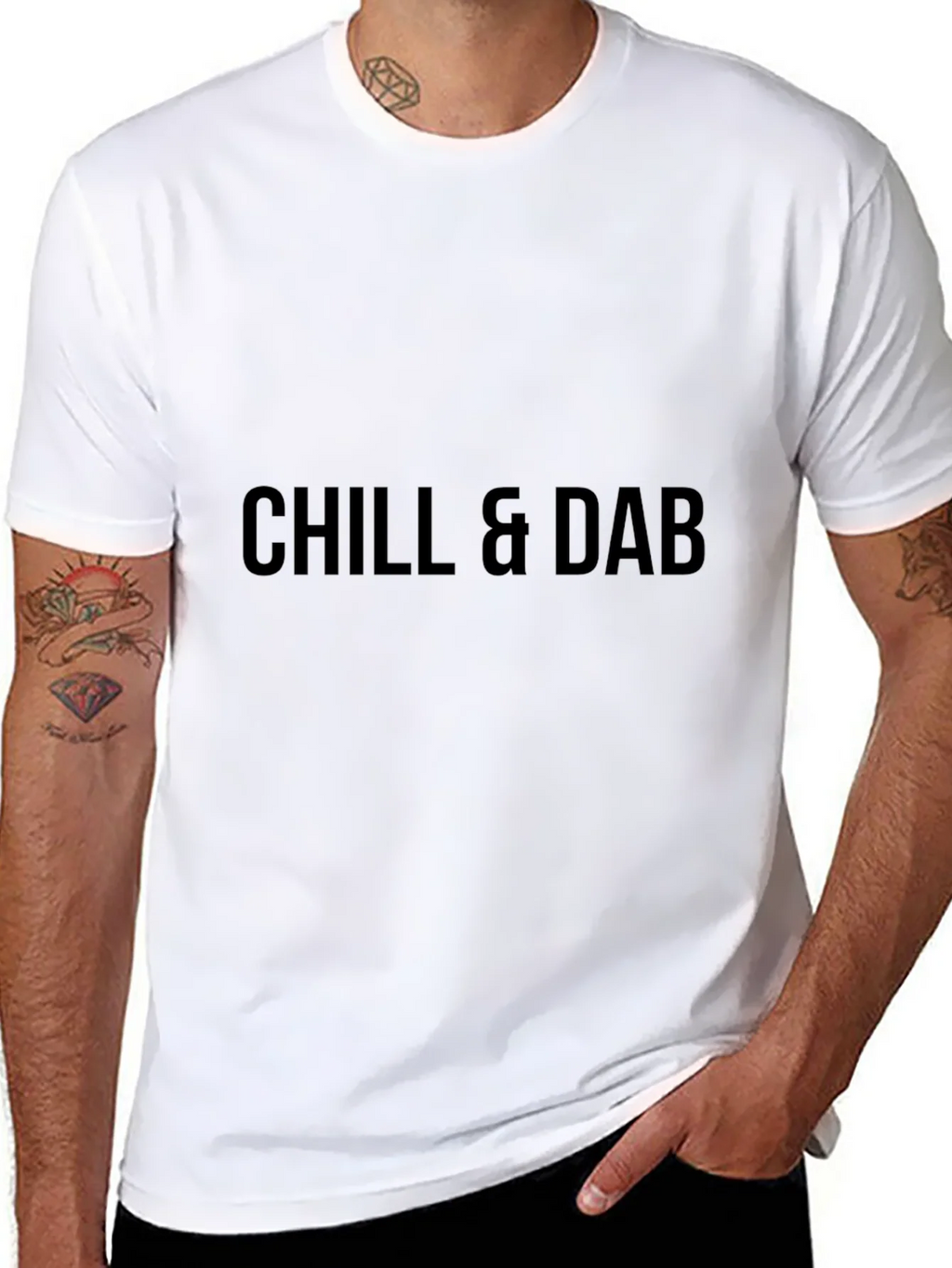 Chill & Dab Graphic Tee - Cool & Casual product image 7