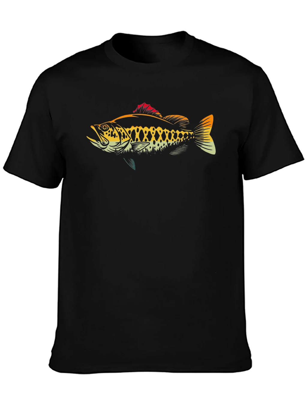 Bass Fish Graphic T-Shirt - Anglers Tee product image 3