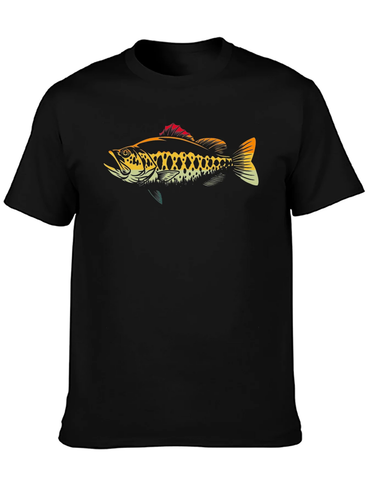 Bass Fish Graphic T-Shirt - Anglers Tee product image 3