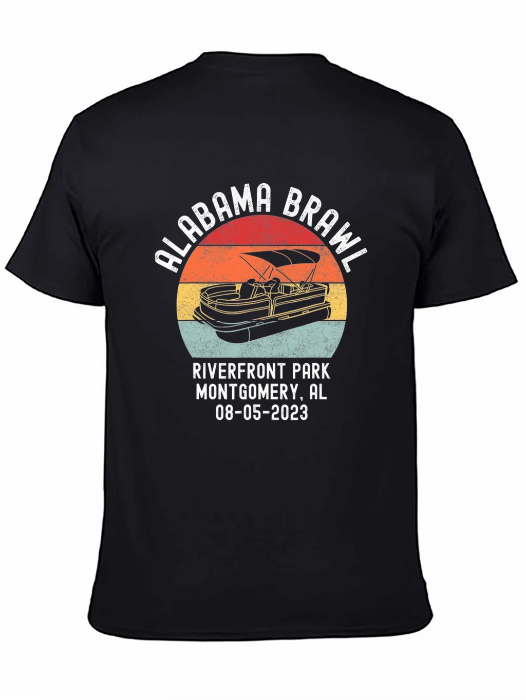 Alabama Brawl Retro T-Shirt product image 4