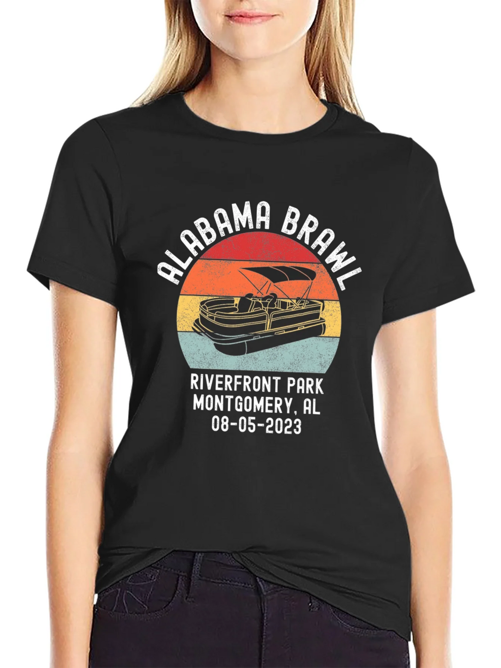 Alabama Brawl Retro T-Shirt product image 2
