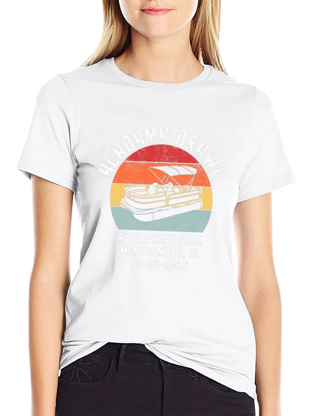 Alabama Brawl Retro T-Shirt product image 8