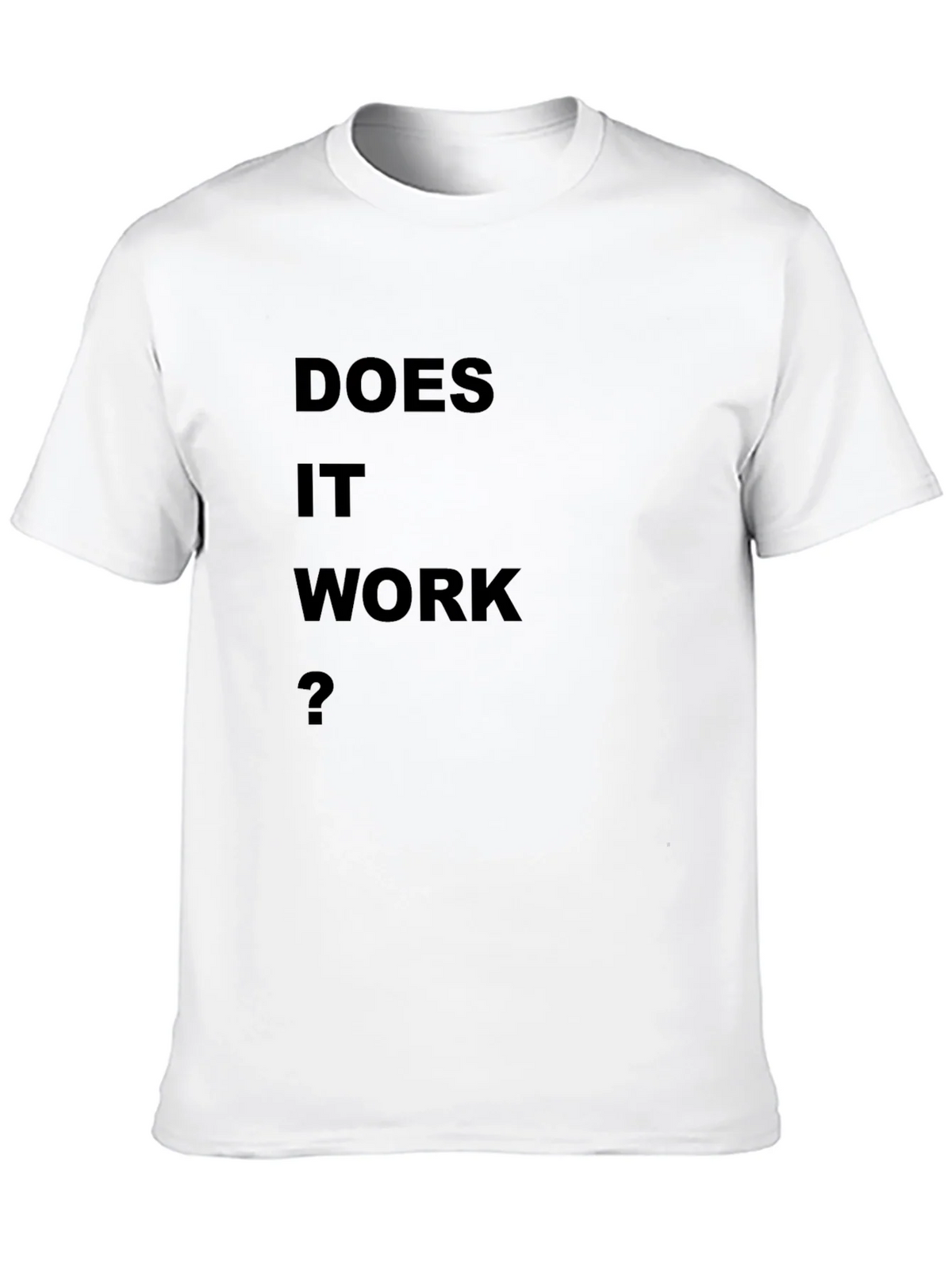 Does It Work? Black T-Shirt product image 9