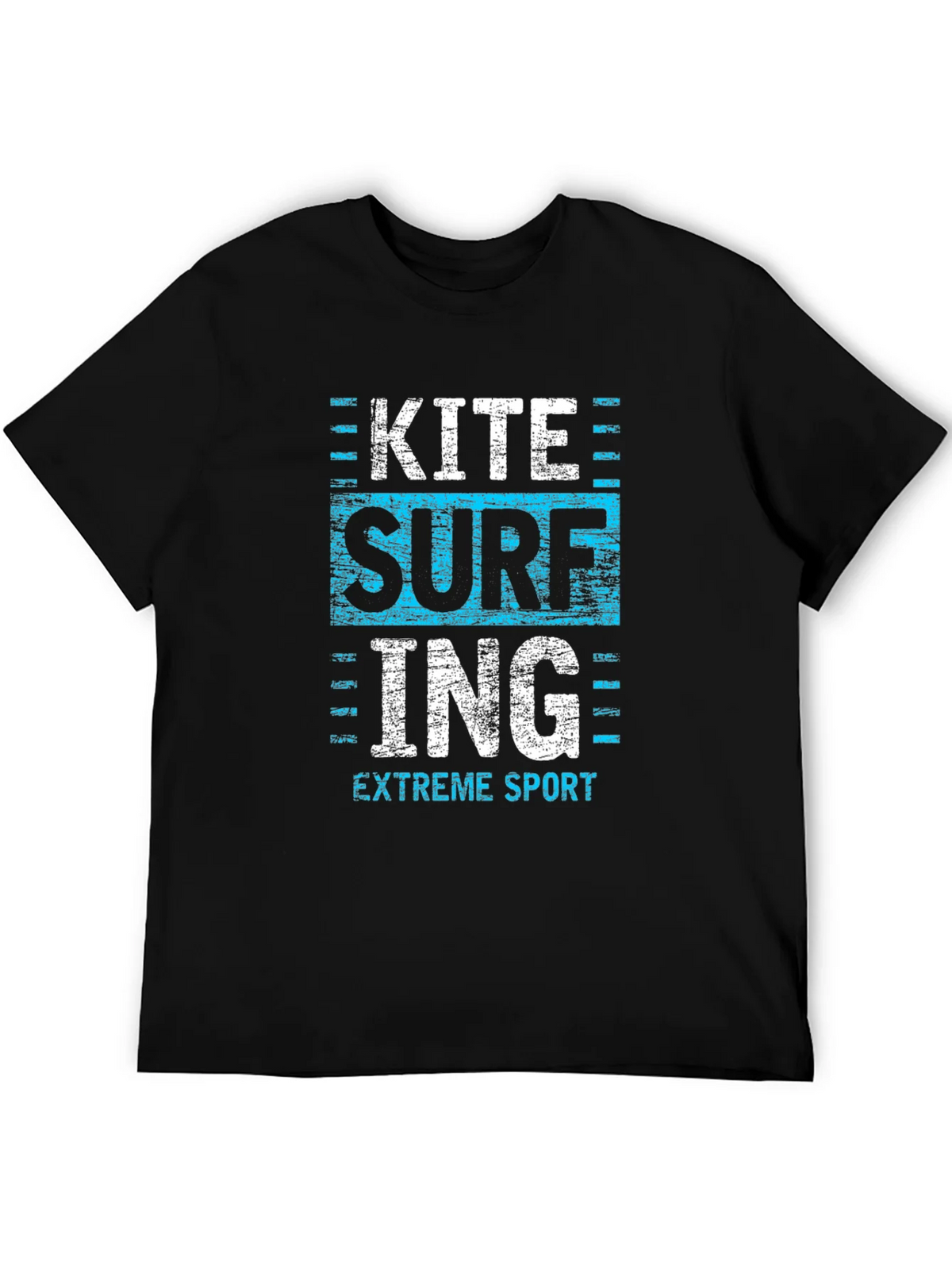 Kite Surfing Extreme Sport Graphic Tee - Black product image 5