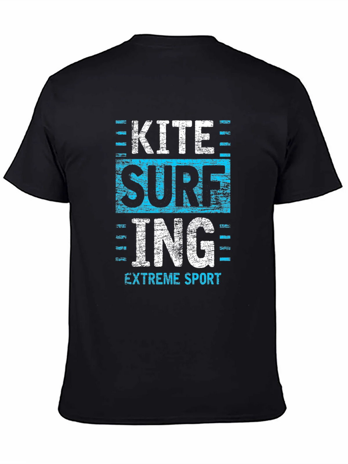 Kite Surfing Extreme Sport Graphic Tee - Black product image 4