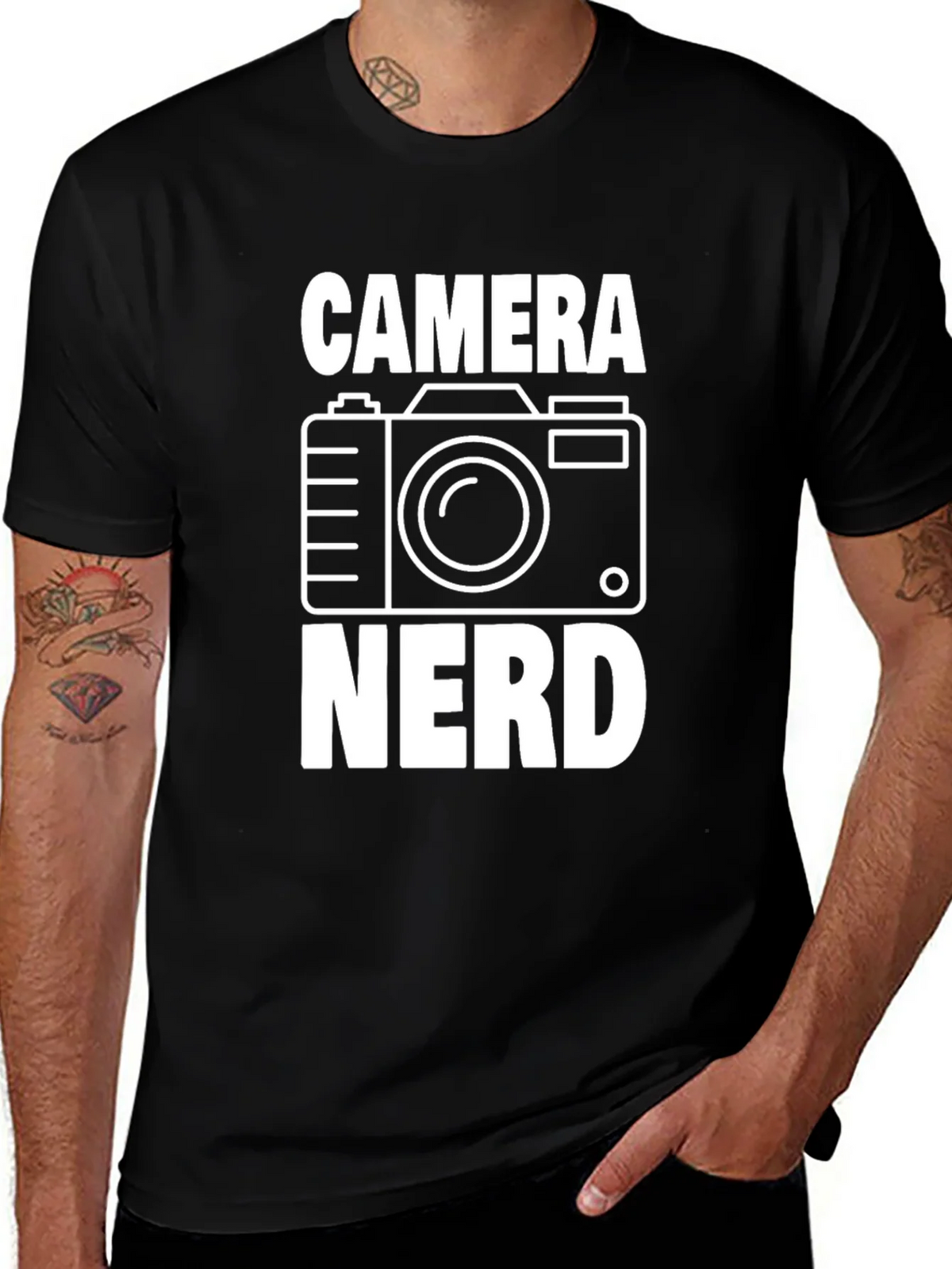 Camera Nerd Graphic T-Shirt - Photography Lover Tee product image 1