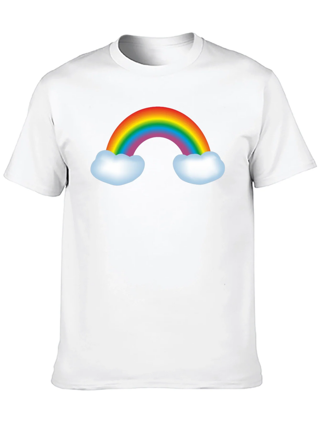 Rainbow Graphic Tee - Black Cotton Blend T-Shirt product image 9