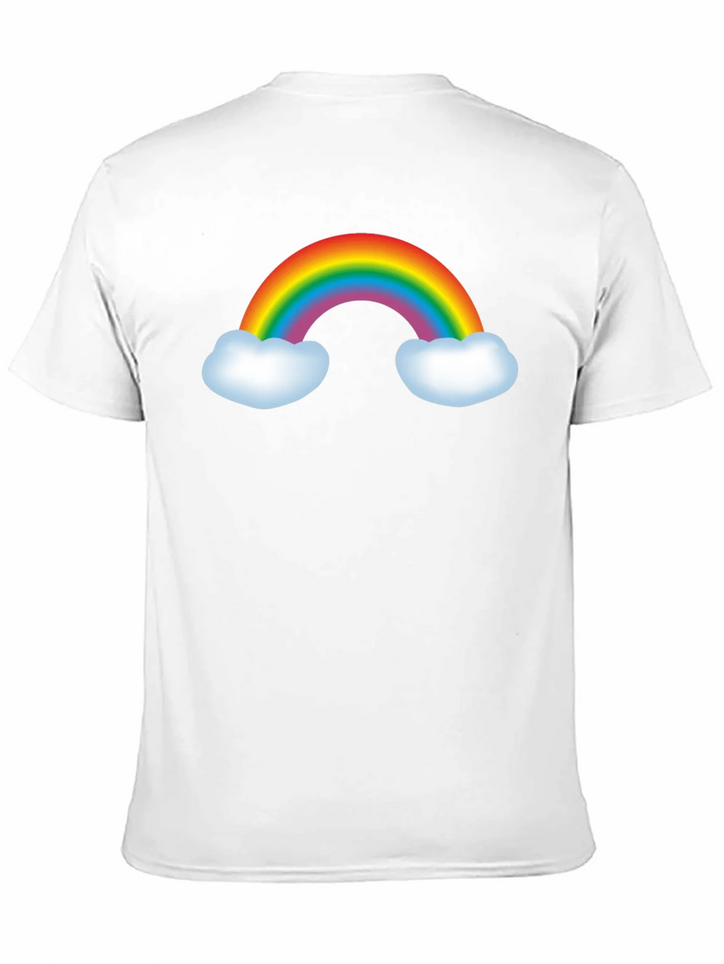Rainbow Graphic Tee - Black Cotton Blend T-Shirt product image 10