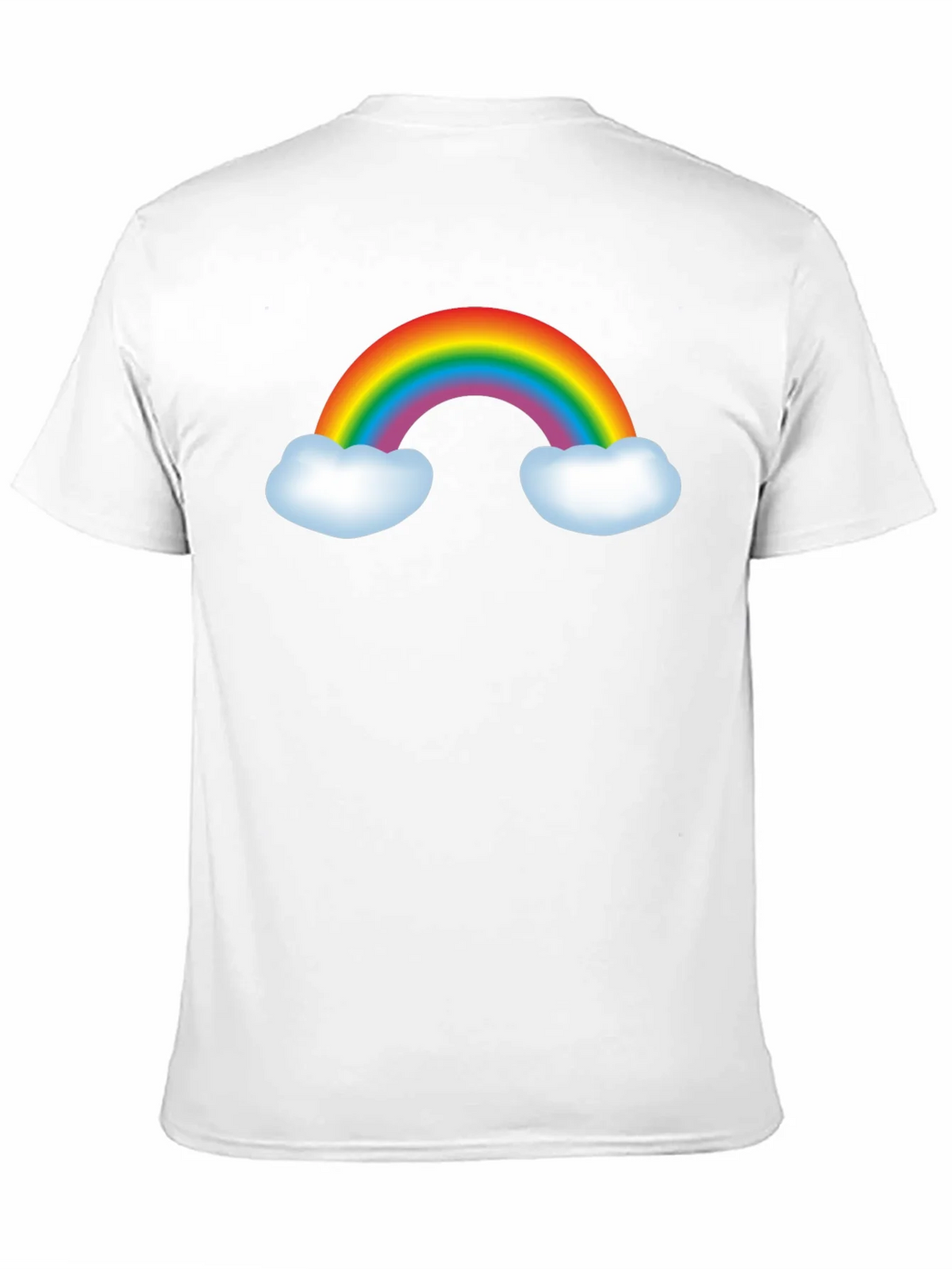Rainbow Graphic Tee - Black Cotton Blend T-Shirt product image 10
