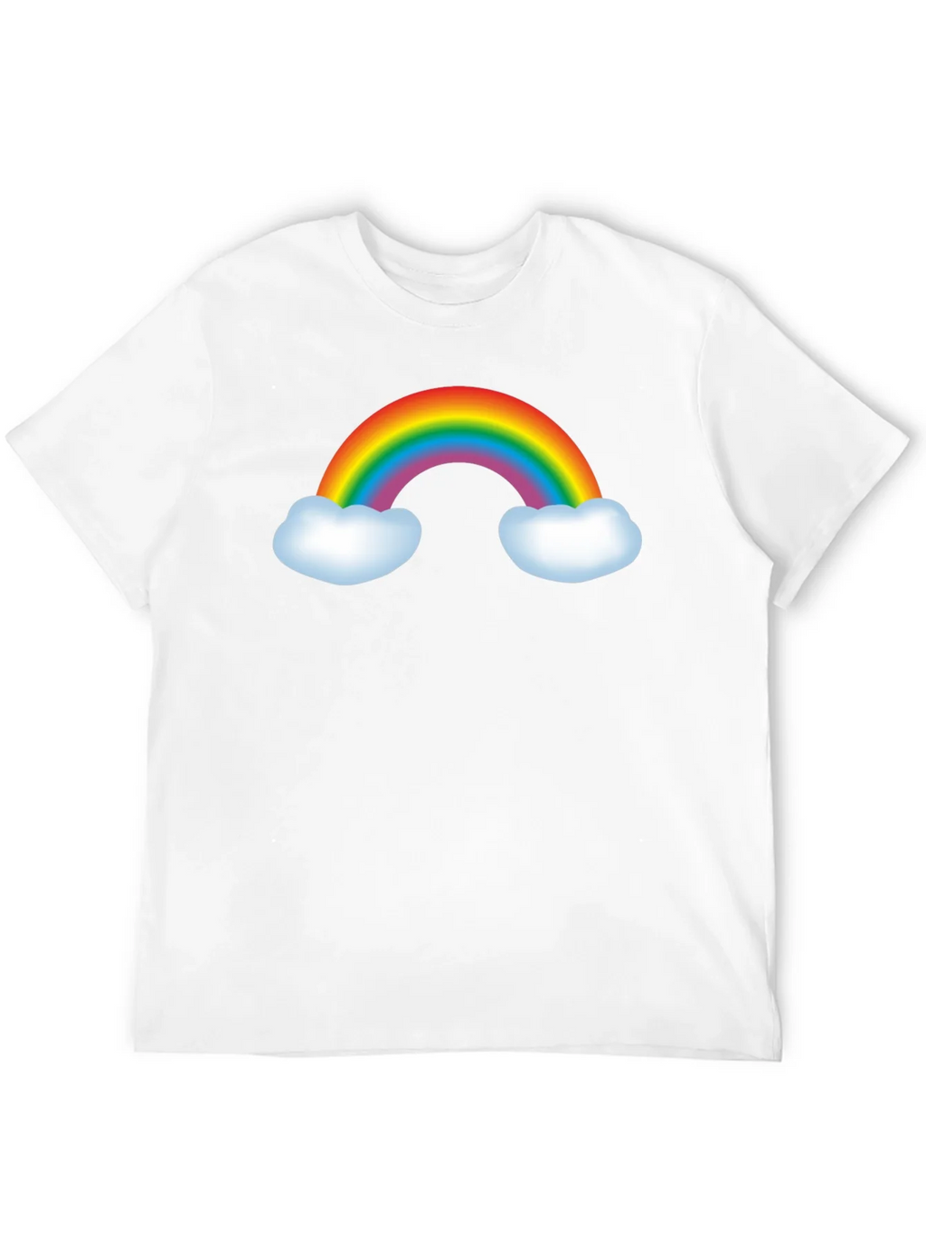 Rainbow Graphic Tee - Black Cotton Blend T-Shirt product image 11
