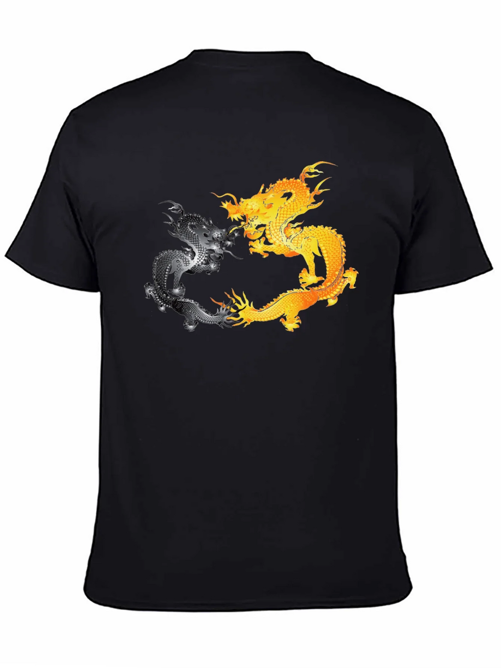 Yin Yang Dragons Graphic T-Shirt product image 4