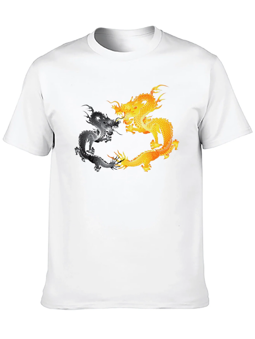 Yin Yang Dragons Graphic T-Shirt product image 8