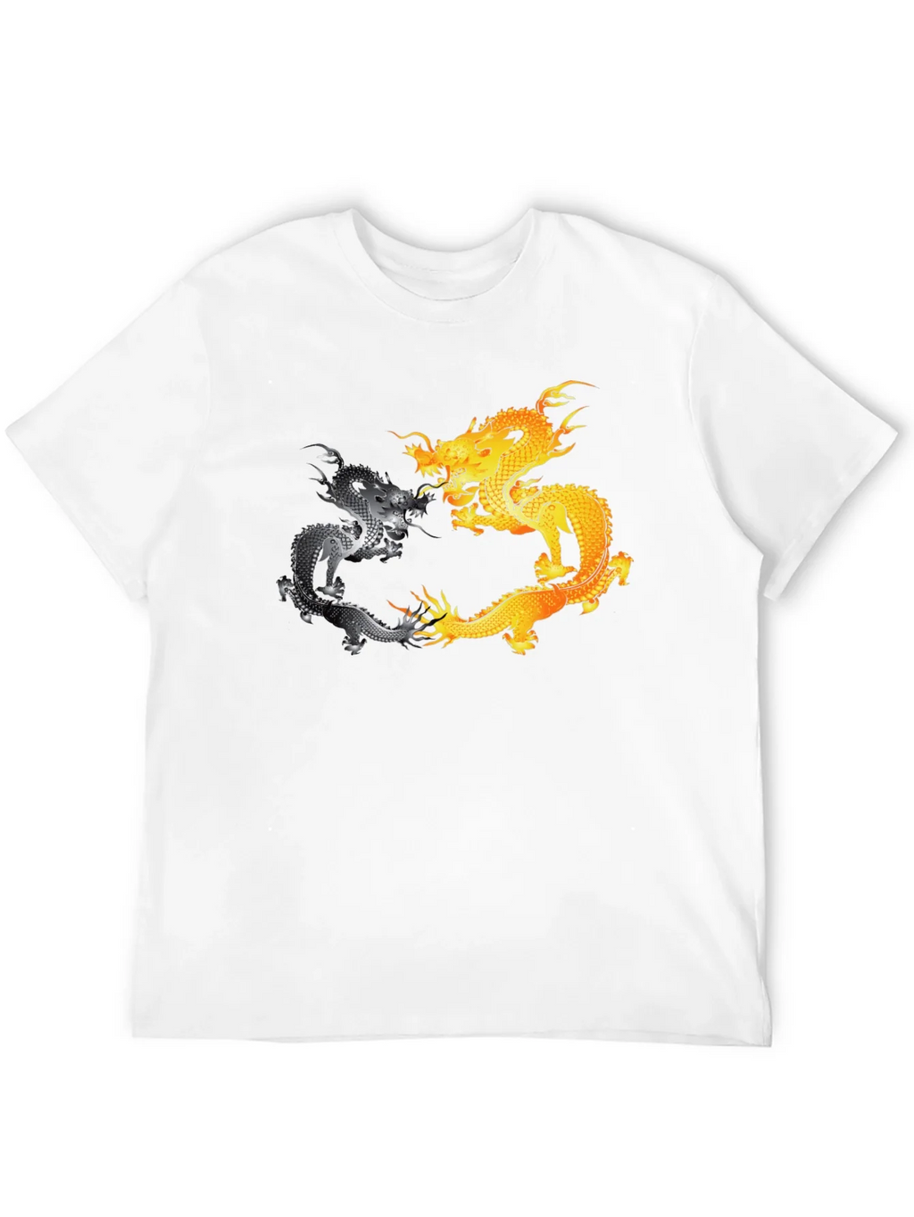 Yin Yang Dragons Graphic T-Shirt product image 9