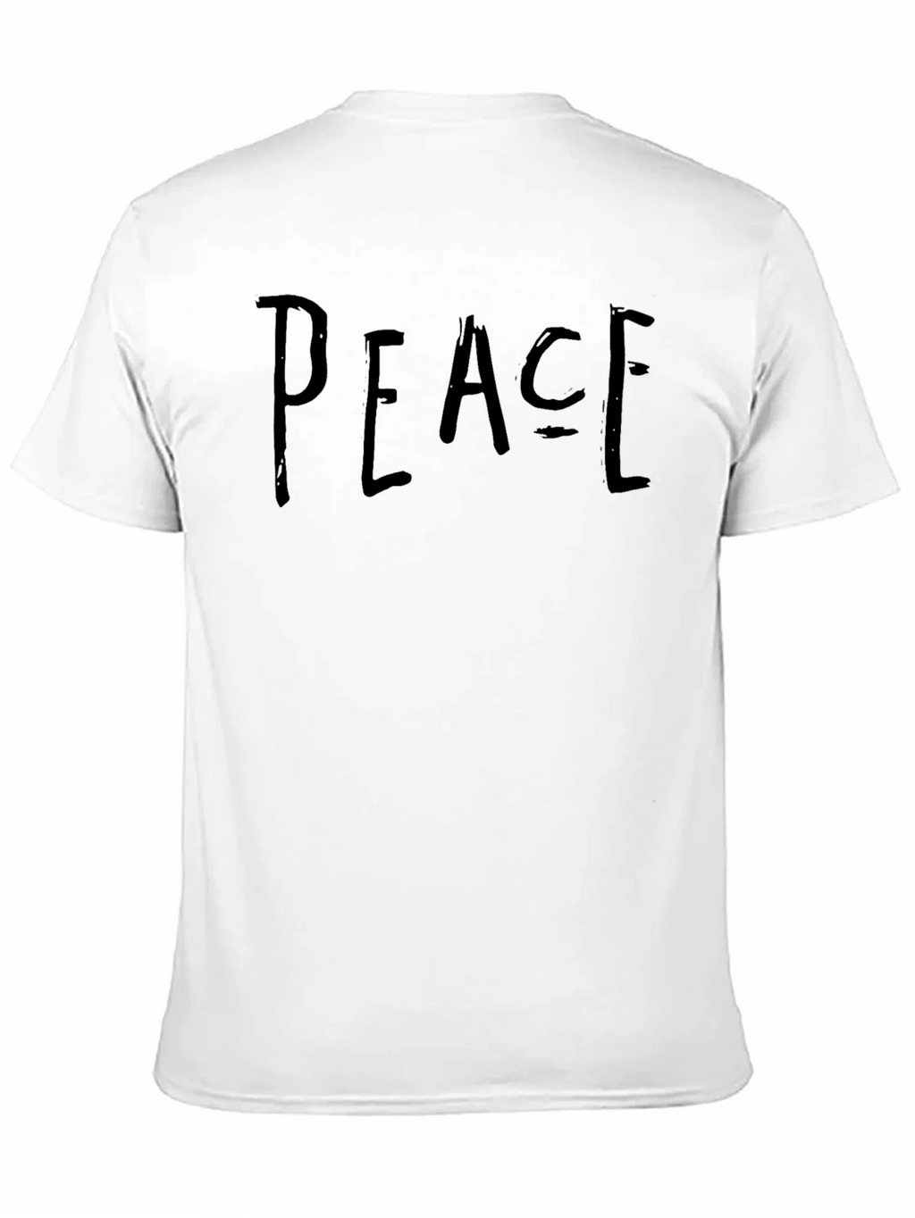 Peace Graphic Black T-Shirt Casual Wear product image 10