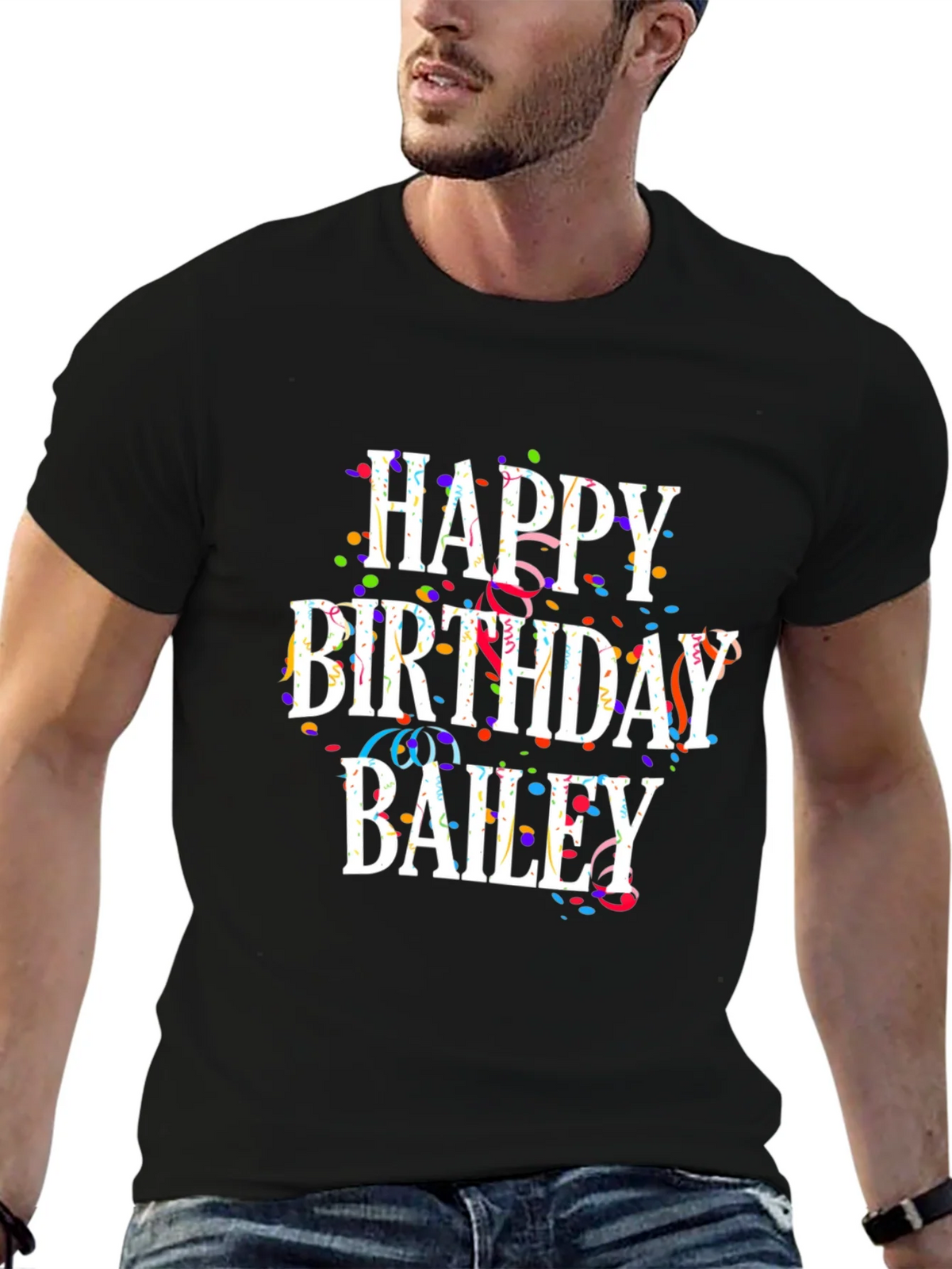 Happy Birthday Bailey T-Shirt product image 6
