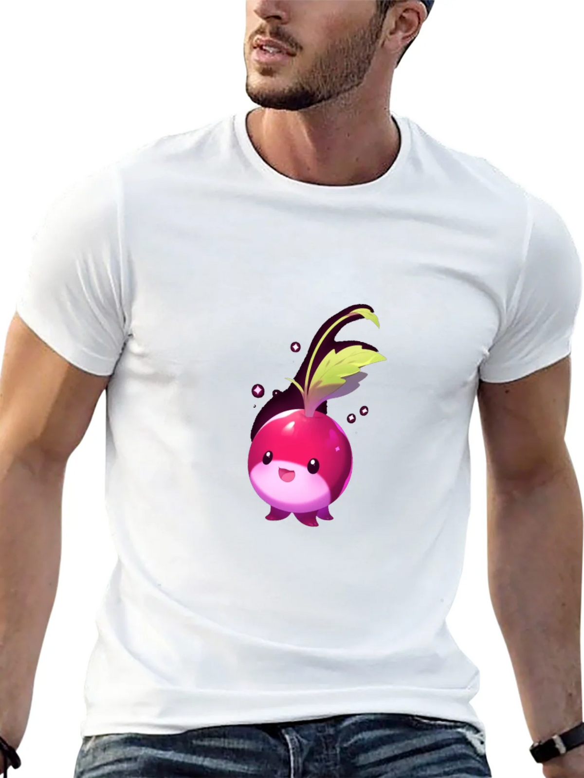 Cute Radish Graphic Tee product image 12