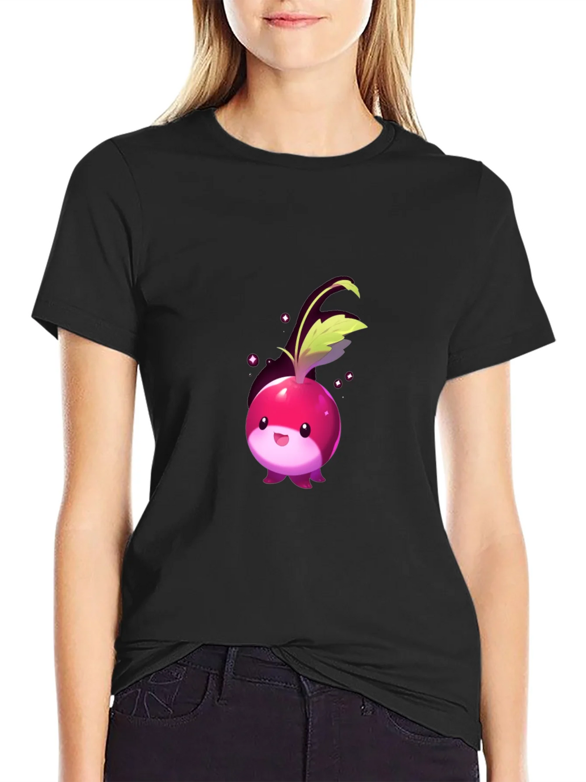 Cute Radish Graphic Tee product image 2