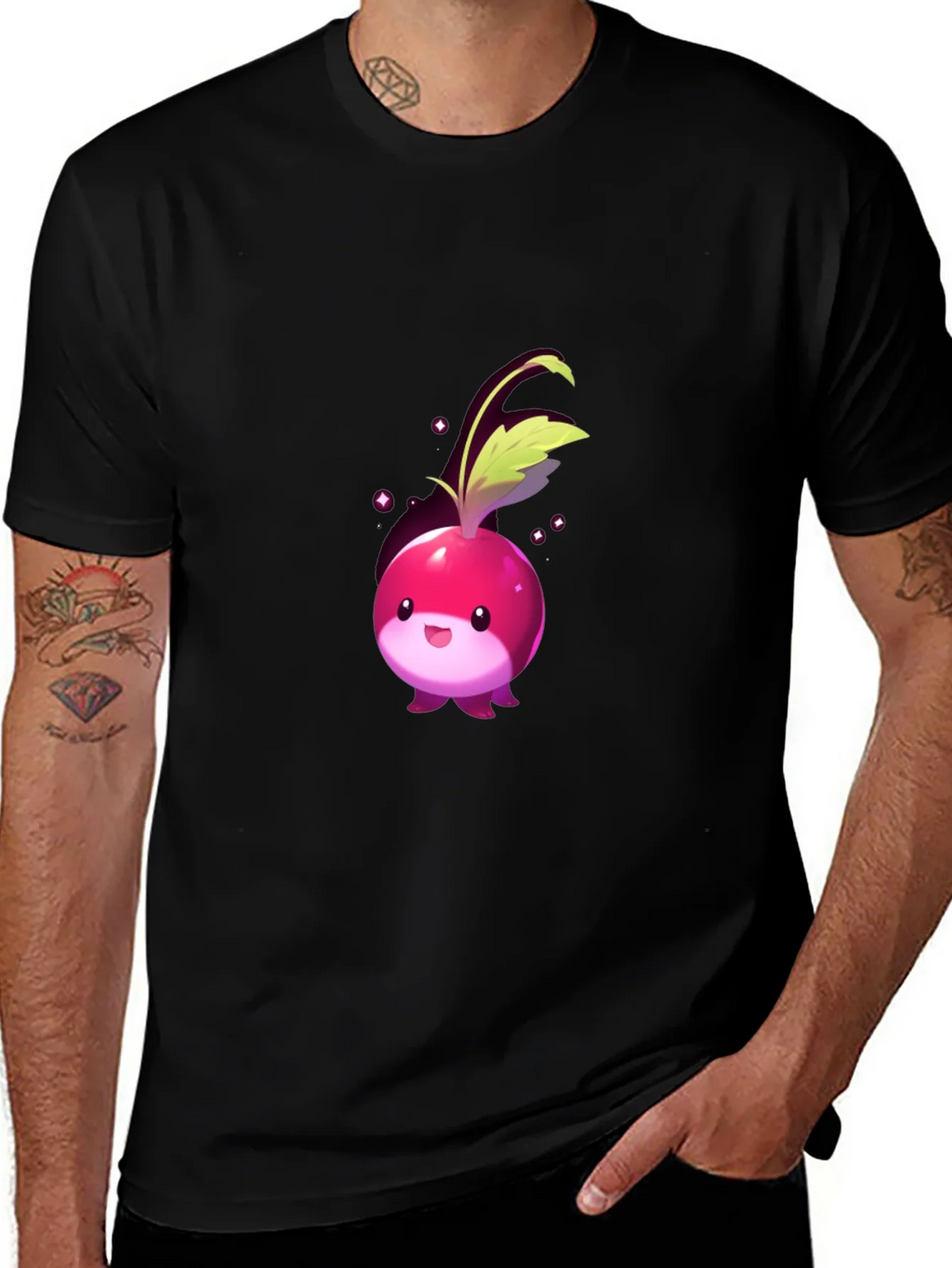 Cute Radish Graphic Tee product image 1