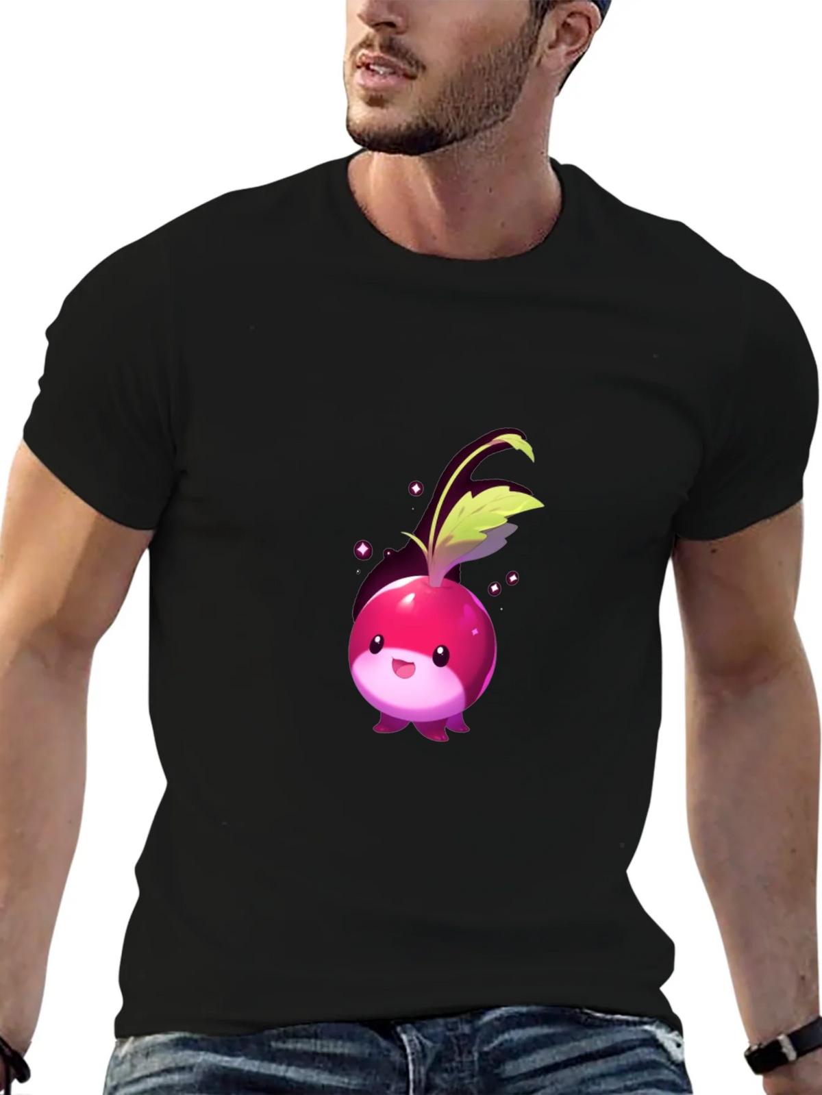 Cute Radish Graphic Tee product image 6