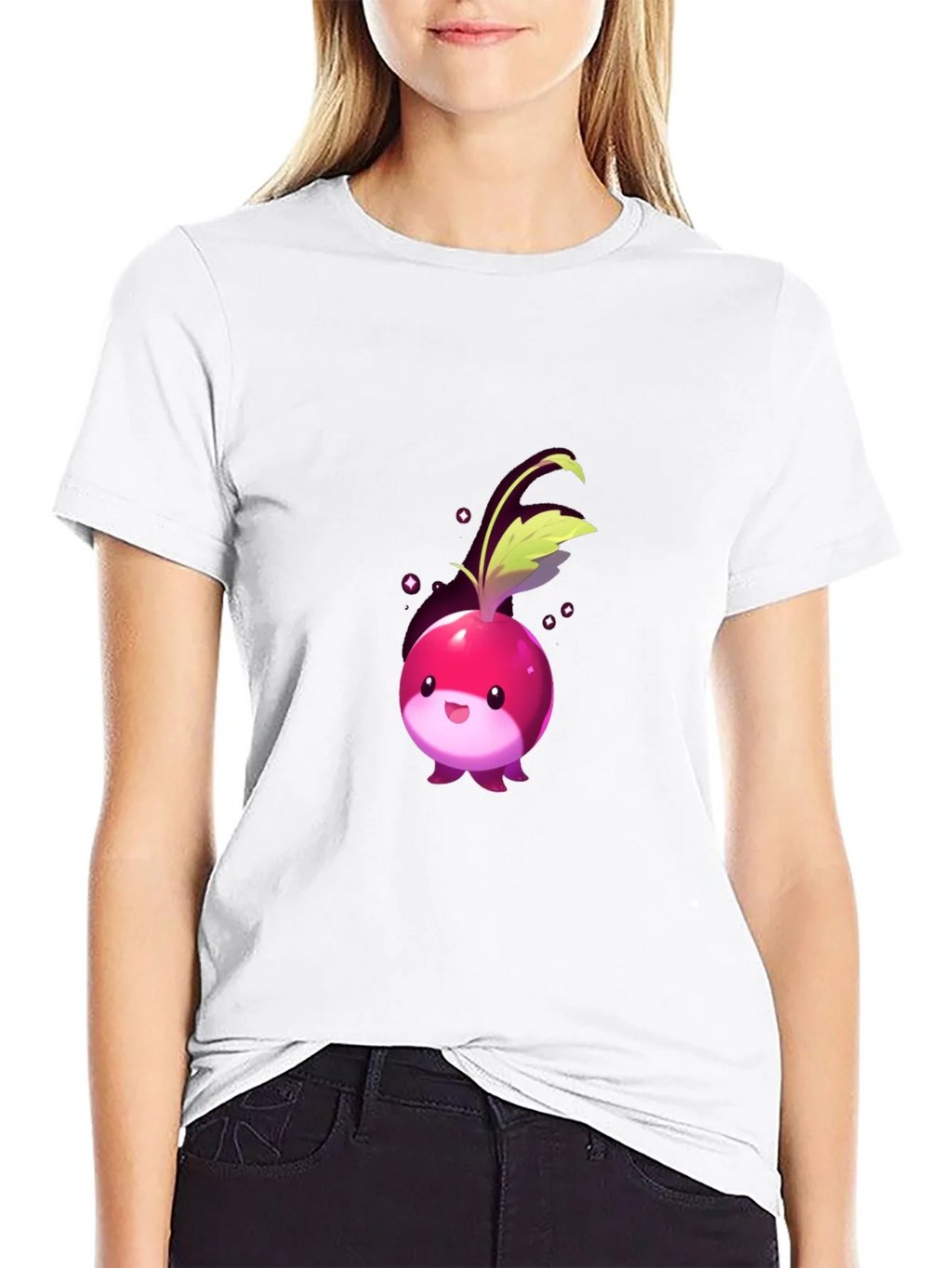 Cute Radish Graphic Tee product image 8