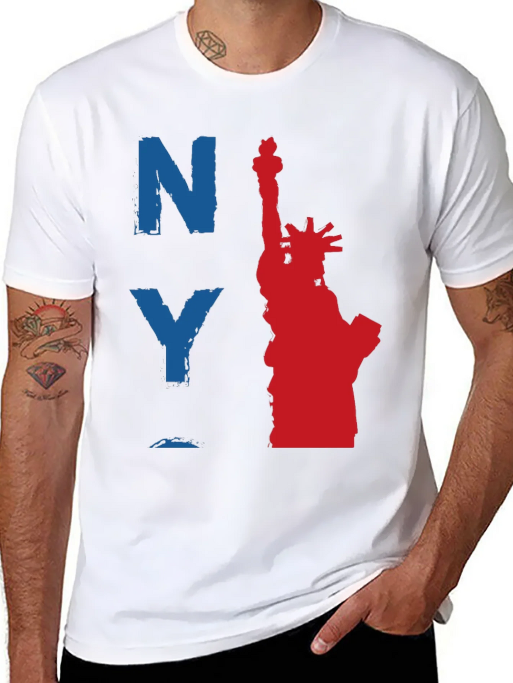 NY Statue of Liberty Graphic T-Shirt product image 7