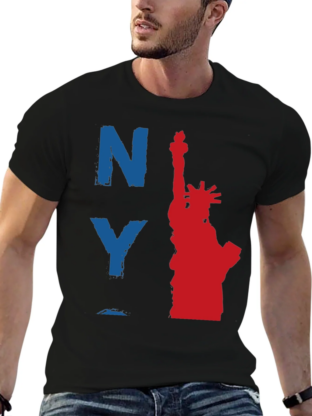 NY Statue of Liberty Graphic T-Shirt product image 6