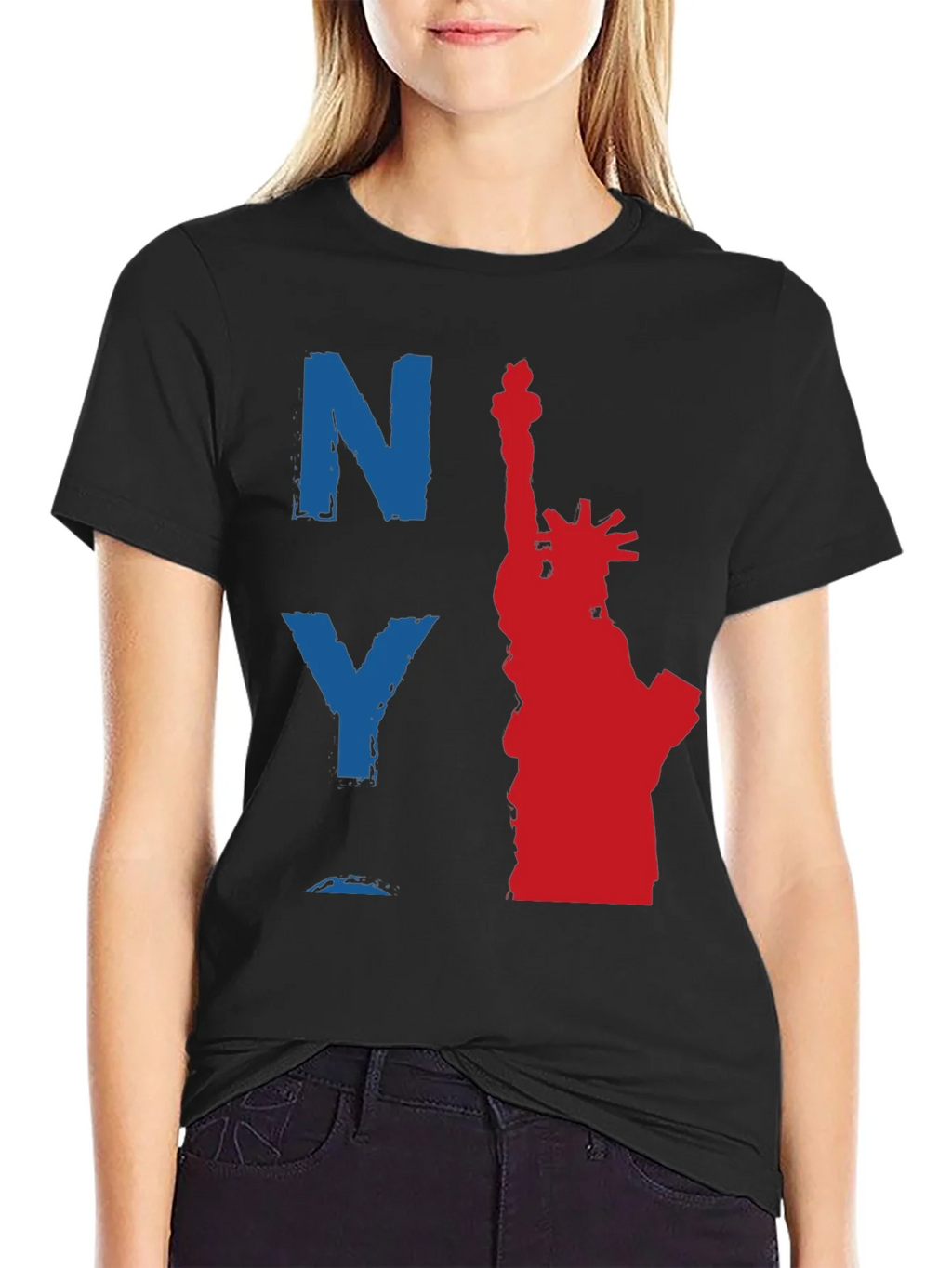 NY Statue of Liberty Graphic T-Shirt product image 2