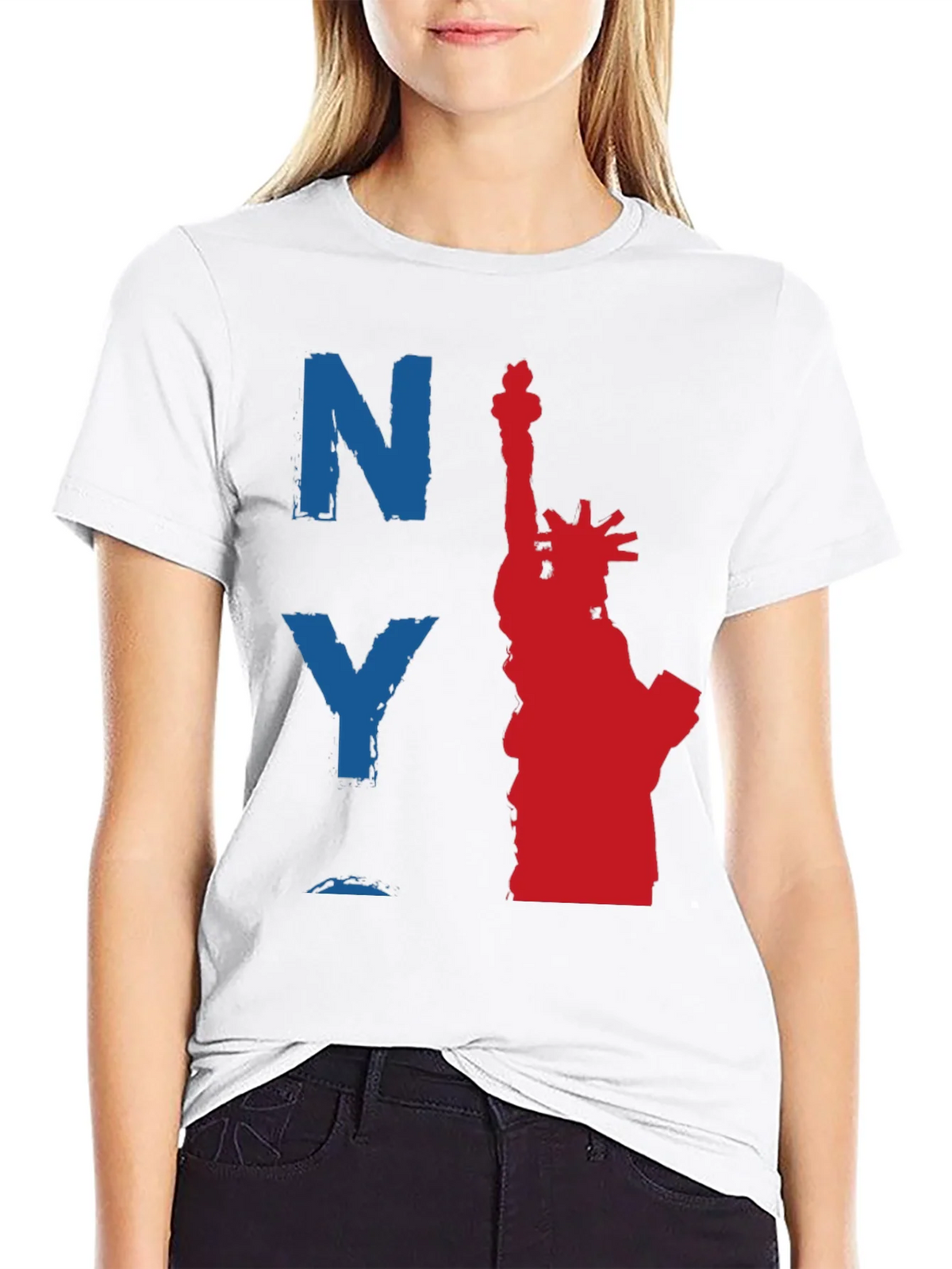NY Statue of Liberty Graphic T-Shirt product image 8
