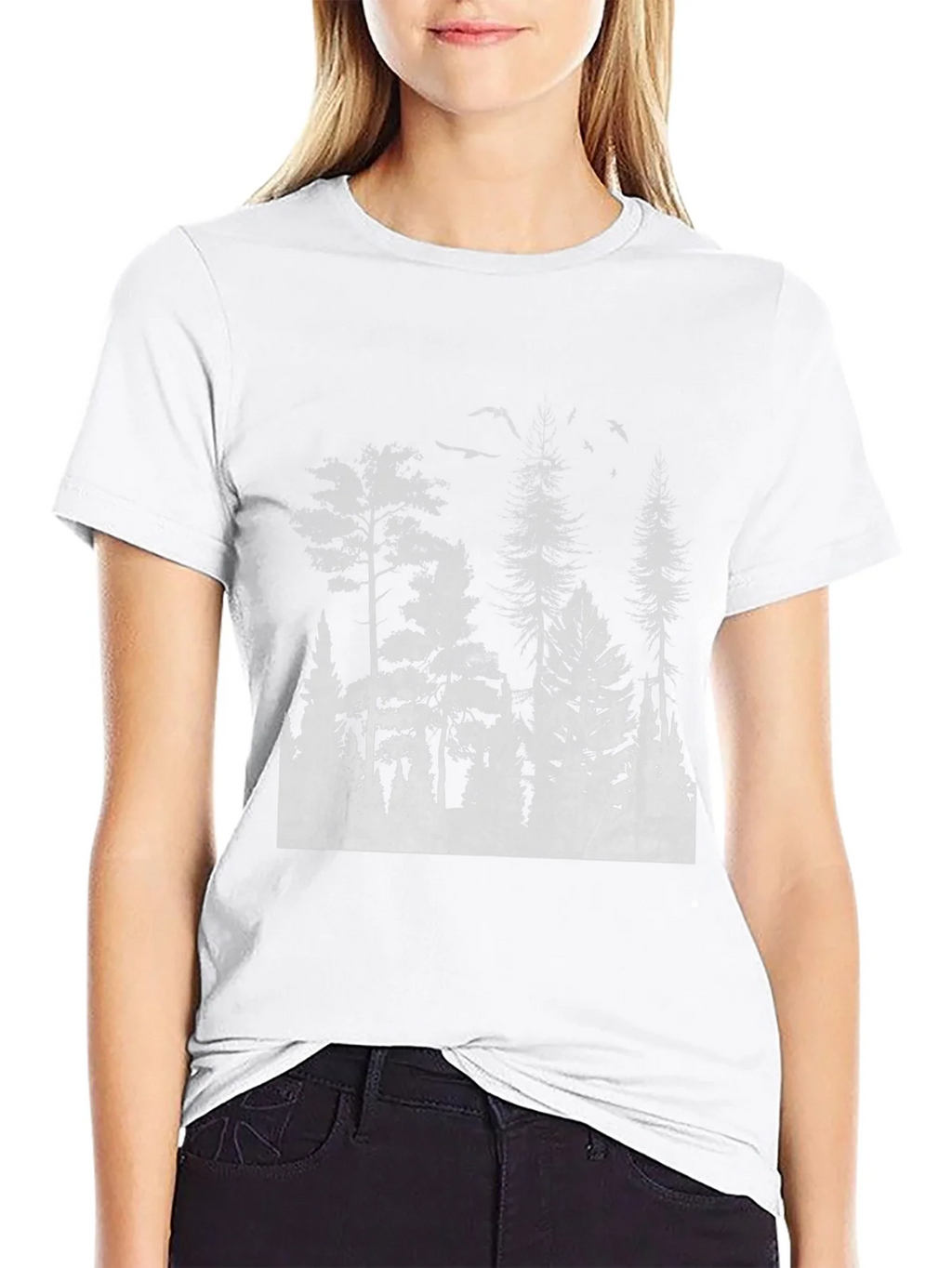 Mens Black Forest Print Tee product image 8