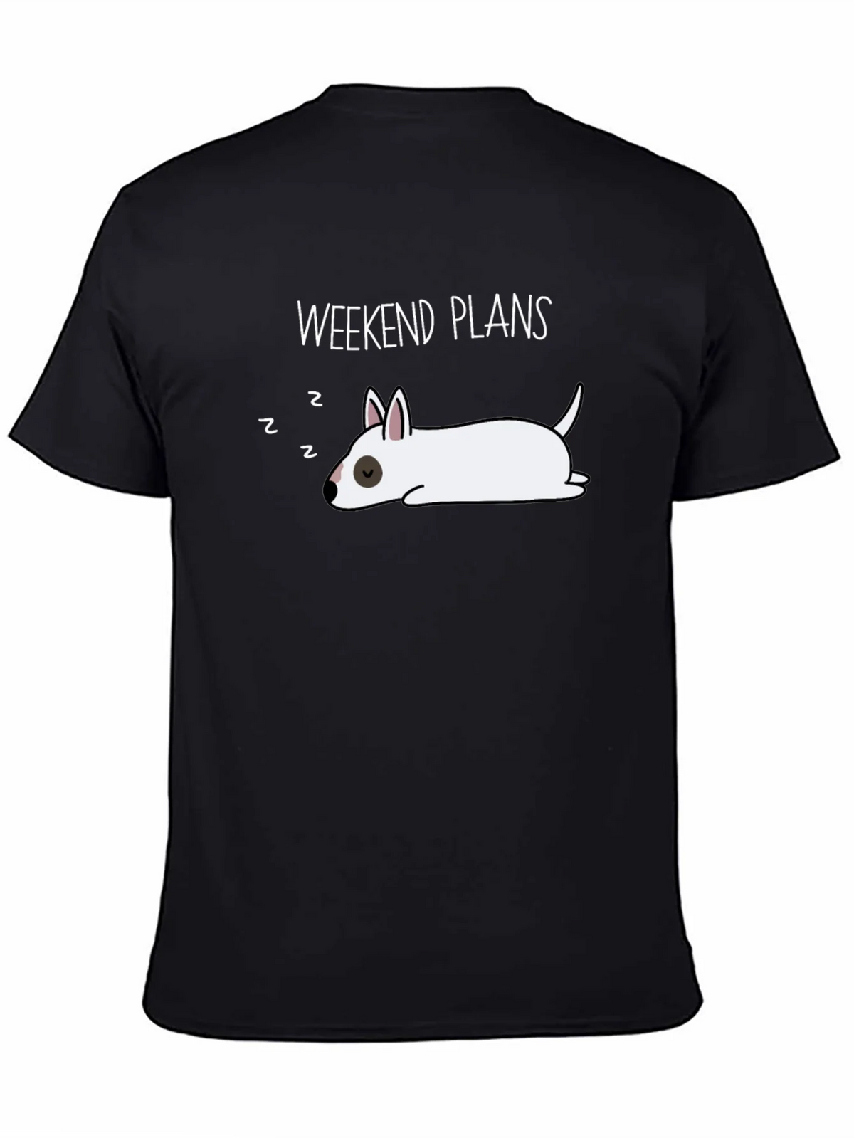 Weekend Plans Dog T-Shirt - Lazy Day Comfort product image 4