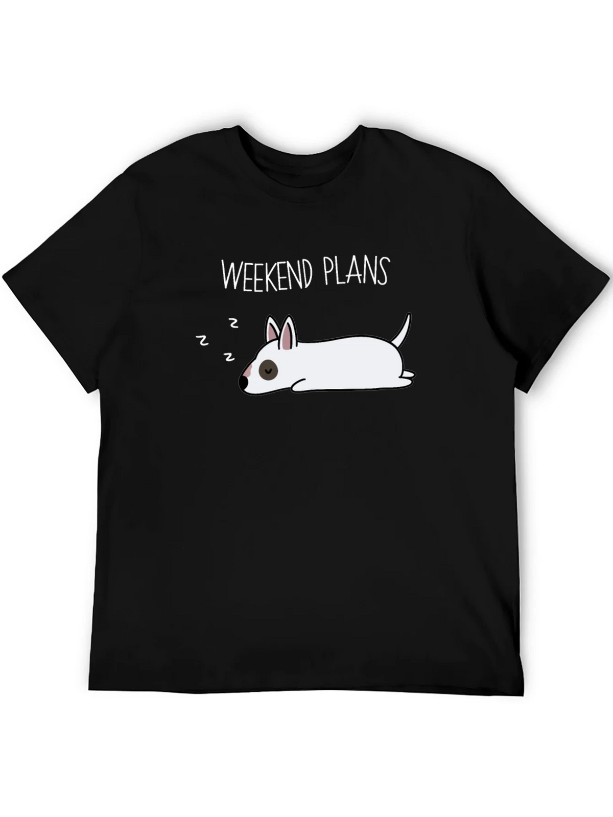 Weekend Plans Dog T-Shirt - Lazy Day Comfort product image 5